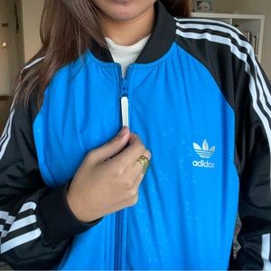 Adidas Unisex Blue Track Jacket